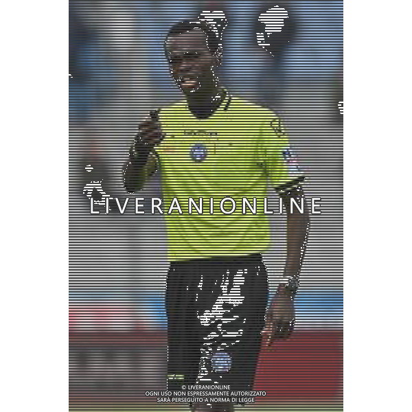 TVRG Novara vs Alcione nella foto l\'arbitro Abdoulaye Diop di Treviglio (BG) Novara 09-02-2025 Stadio Silvio Piola Campionato Serie C girone A - 26a giornata foto Roberto Garavaglia/Agenzia Aldo Liverani sas
