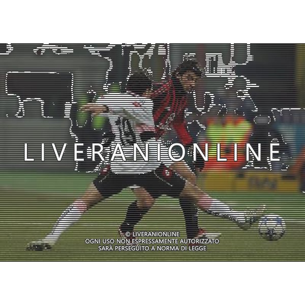 Milano 25/01/2006 coppa italia TIM 2005/06 milan-palermo 1:0 nella foto kaladze e gonzalez ph marco luzzani/ag aldo liverani s.a.s.
