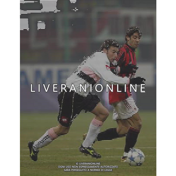 Milano 25/01/2006 coppa italia TIM 2005/06 milan-palermo 1:0 nella foto rui costa e barzagli ph marco luzzani/ag aldo liverani s.a.s.