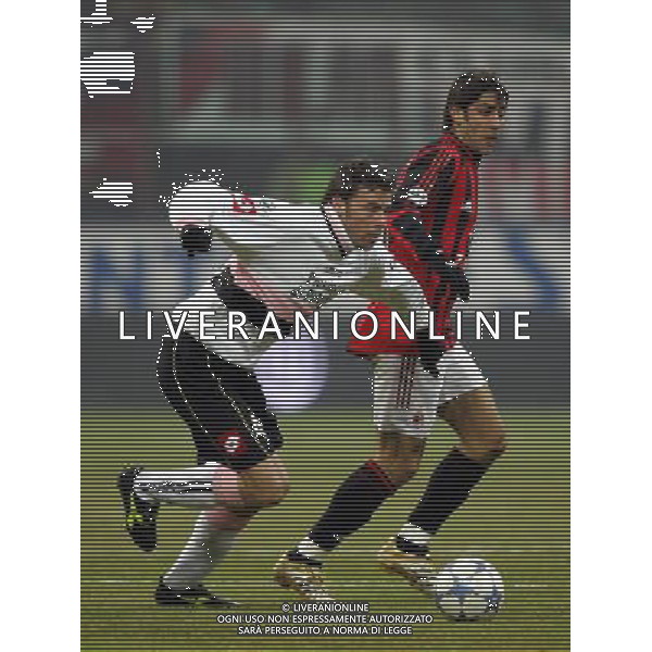 Milano 25/01/2006 coppa italia TIM 2005/06 milan-palermo 1:0 nella foto rui costa e barzagli ph marco luzzani/ag aldo liverani s.a.s.