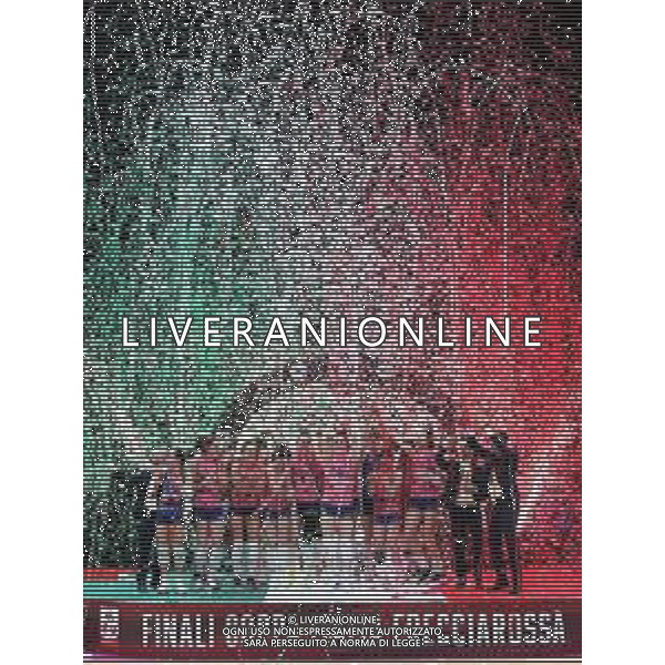 CASALECCHIO DI RENO(BOLOGNA) 09 02 2025 FINALI COPPA ITALIA FEMMINILE PALLAVOLO FRECCIAROSSA FINALE PROSECCO DOC IMOCO CONEGLIANO-NUMIA VERO VOLLEY MILANO 3-0 NELLA FOTO LE VINCITRICI PROSECCO DOC IMOCO CONEGLIANO FOTO GIANNI SANNA-AG ALDO LIVERANI SAS