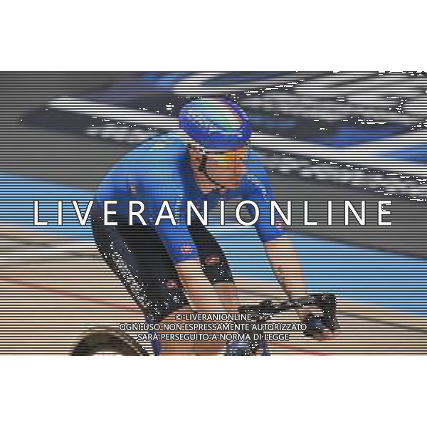 10-02-2025 Allenamento Europei Pista Zolder 2025; 2025, Italia; Viviani, Elia; Zolder, Velodromo; foto stefano sirotti-ag aldo liverani sas