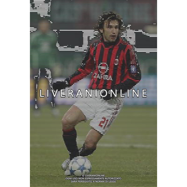 Milano 25/01/2006 coppa italia TIM 2005/06 milan-palermo 1:0 nella foto pirlo andrea ph marco luzzani/ag aldo liverani s.a.s.