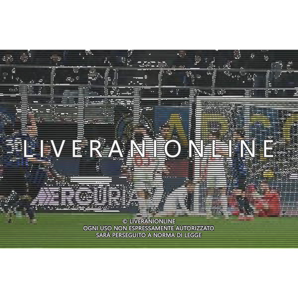 Serie A 2024-2025 21’ Giornata Fc Internazionale vs Ac Fiorentina 10/2/2025 Nella foto: Gol Lautaro Foto Andrea Rosito-Agenzia Liverani Sas