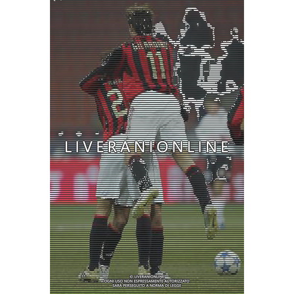 Milano 25/01/2006 coppa italia TIM 2005/06 milan-palermo 1:0 nella foto esultanza gilardino ph marco luzzani/ag aldo liverani s.a.s.