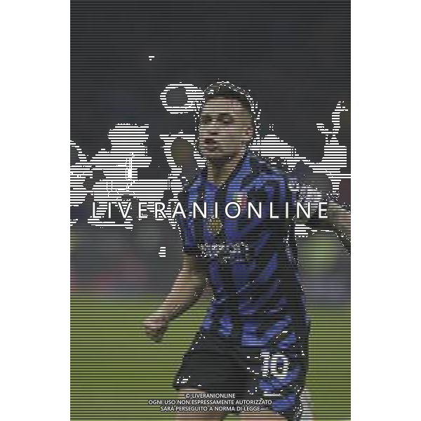 10-02-2025 MILANO-CAMPIONATO DI CALCIO SERIE A INTER FIORENTINA NELLA FOTO LAUTARO MARTINEZ FOTO GIAMPIETRI-AG ALDO LIVERANI SAS