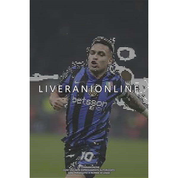 10-02-2025 MILANO-CAMPIONATO DI CALCIO SERIE A INTER FIORENTINA NELLA FOTO LAUTARO MARTINEZ FOTO GIAMPIETRI-AG ALDO LIVERANI SAS