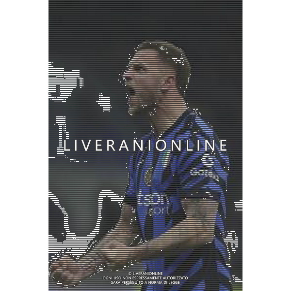 10-02-2025 MILANO-CAMPIONATO DI CALCIO SERIE A INTER-FIORENTINA NELLA FOTO DOPO GOAL MARKO ARNAUTOVIC FOTO GIAMPIETRI-AG ALDO LIVERANI SAS