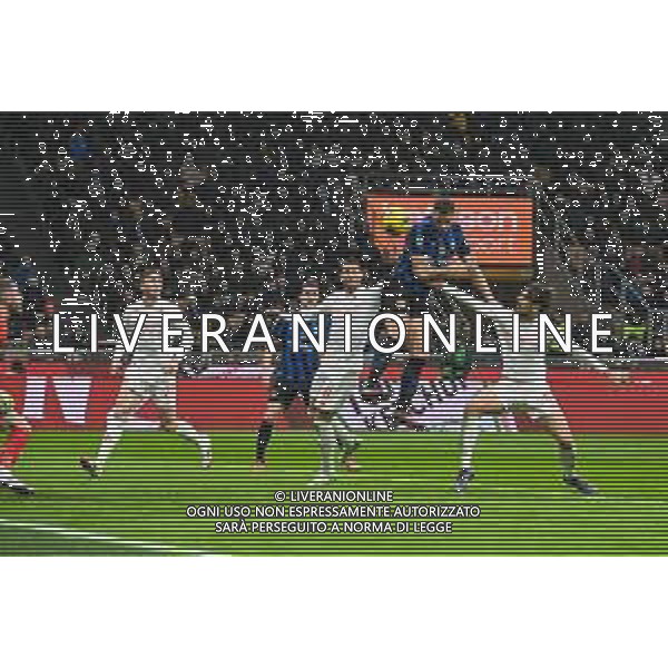 Serie A 2024-2025 21’ Giornata Fc Internazionale vs Ac Fiorentina 19/2/2025 Nella foto: Gol Arnautovic Foto Andrea Rosito-Agenzia Liverani Sas