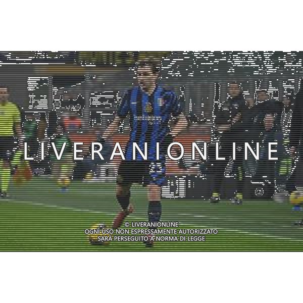 Serie A 2024-2025 21’ Giornata Fc Internazionale vs Ac Fiorentina 19/2/2025 Nella foto: Nicolo’ Barella Foto Andrea Rosito-Agenzia Liverani Sas