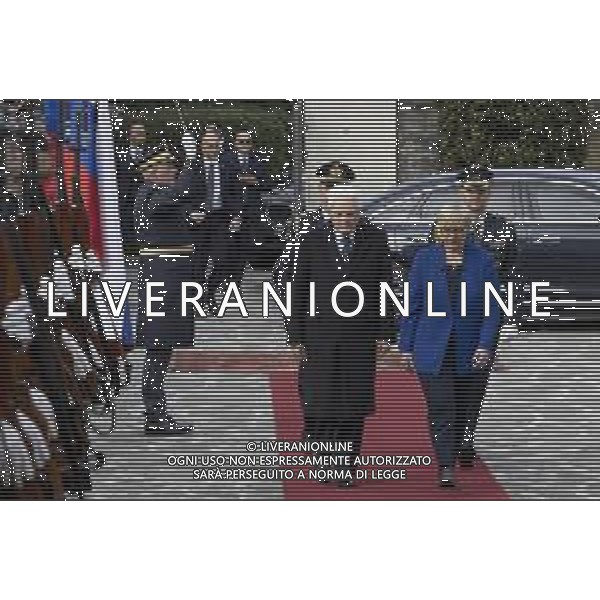Nova Gorica - Il Presidente della Repubblica Sergio Mattarella accolto a Villa Pilpolze dalla Presidente della Repubblica di Slovenia Natasa Pirc Musa, in occasione dell\'inaugurazione della "Prima Capitale europea della cutura transfrontaliera GO 2025!, oggi 8 febbraio 2025. (Foto di Paolo Giandotti - Ufficio Stampa per la Stampa e la Comunicazione della Presidenza della Repubblica) AG ALDOLIVERANI SAS