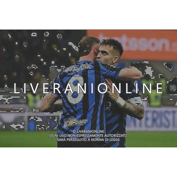 Serie A 2024-2025 21’ Giornata Fc Internazionale vs Ac Fiorentina 19/2/2025 Nella foto: Marko Arnautovic e Lautaro Martinez Foto Andrea Rosito-Agenzia Liverani Sas