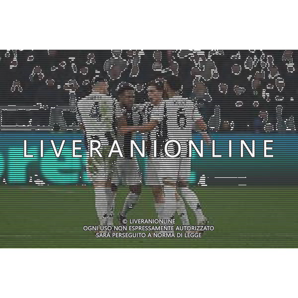 Torino 11.02.2025 Allianz Stadium ©Manuela Viganti/Agenzia Aldo Liverani Juventus vs Psv Eindhoven Playoff Andata Uefa Champions League 2024/2025 Nella foto: esultanza juventus dopo il gol di weston mckennie