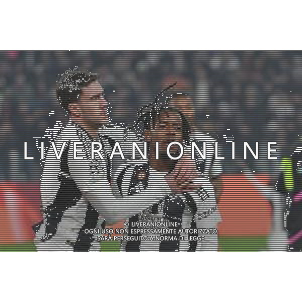 Torino 11.02.2025 Allianz Stadium ©Alessandro Falzone/Agenzia Aldo Liverani Juventus vs Psv Eindhoven Playoff Andata Uefa Champions League 2024/2025 Nella foto: Esultanza gol di Samuel Mbangula