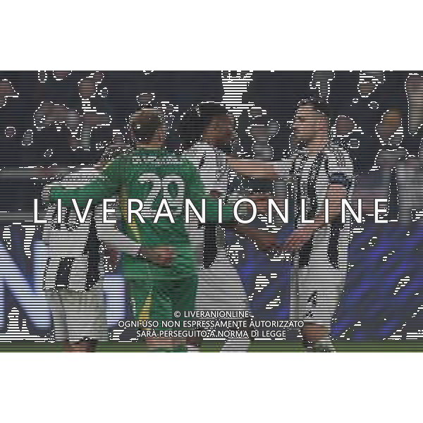Torino 11.02.2025 Allianz Stadium ©Manuela Viganti/Agenzia Aldo Liverani Juventus vs Psv Eindhoven Playoff Andata Uefa Champions League 2024/2025 Nella foto: festa juve a fine gara