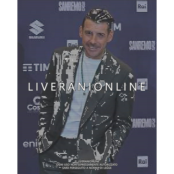 Festival Sanremo 2025 nella foto Francesco Gabbani 75mo Festival della Canzone Italiana photocall del 12 febbraio Teatro Ariston - Sanremo (IM) 12-02-2025 foto Roberto Garavaglia/agenzia Aldo Liverani sas