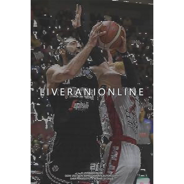 Torino 12.02.2025 Inalpi Arena ©Manuela Viganti/Agenzia Aldo Liverani Final Eight Coppa Italia Basket 2025 Quarti di Finale Virtus Segafredo Bologna EA7 Emporio Armani Milano Nella foto: tomike shengelia
