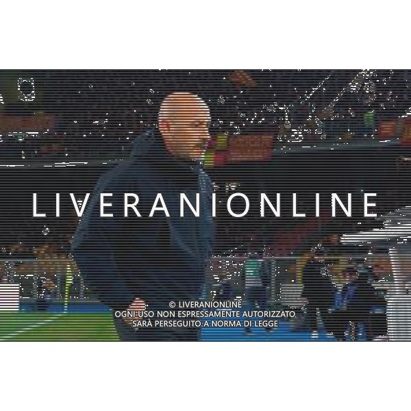 TVEM February 09, 2025 Lecce, Italy - US Lecce vs Bologna FC - Italian soccer serie A 2024/25 - Via Del Mare Stadium. In the pic: coach Vincenzo Italiano of Bologna FC foto emmanuele mastrodonato-ag aldo liveraani sas