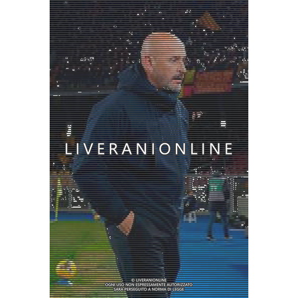 TVEM February 09, 2025 Lecce, Italy - US Lecce vs Bologna FC - Italian soccer serie A 2024/25 - Via Del Mare Stadium. In the pic: coach Vincenzo Italiano of Bologna FC foto emmanuele mastrodonato-ag aldo liveraani sas