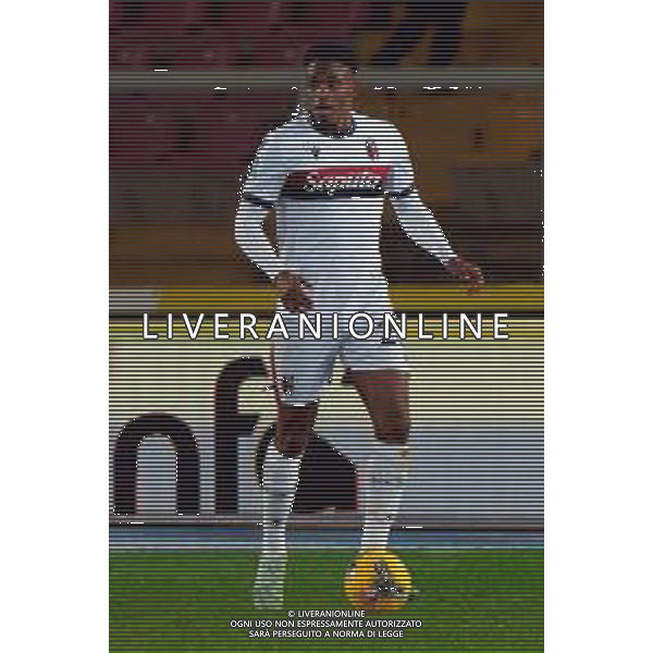 TVEM February 09, 2025 Lecce, Italy - US Lecce vs Bologna FC - Italian soccer serie A 2024/25 - Via Del Mare Stadium. In the pic: Jhon Lucumi of Bologna FC foto emmanuele mastrodonato-ag aldo liveraani sas