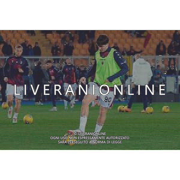 TVEM February 09, 2025 Lecce, Italy - US Lecce vs Bologna FC - Italian soccer serie A 2024/25 - Via Del Mare Stadium. In the pic: Giovanni Fabbian of Bologna FC foto emmanuele mastrodonato-ag aldo liveraani sas