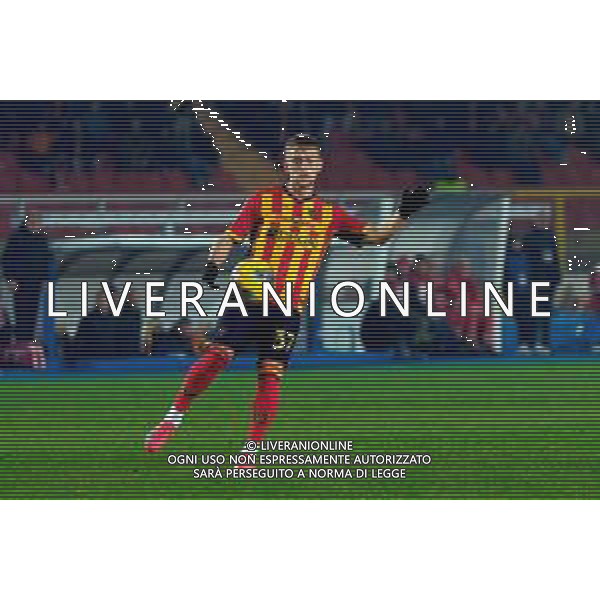 TVEM February 09, 2025 Lecce, Italy - US Lecce vs Bologna FC - Italian soccer serie A 2024/25 - Via Del Mare Stadium. In the pic: Jesper Karlsson of US Lecce foto emmanuele mastrodonato-ag aldo liveraani sas