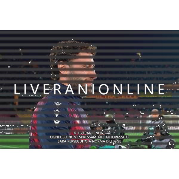 TVEM February 09, 2025 Lecce, Italy - US Lecce vs Bologna FC - Italian soccer serie A 2024/25 - Via Del Mare Stadium. In the pic: Davide Calabria of Bologna FC foto emmanuele mastrodonato-ag aldo liveraani sas