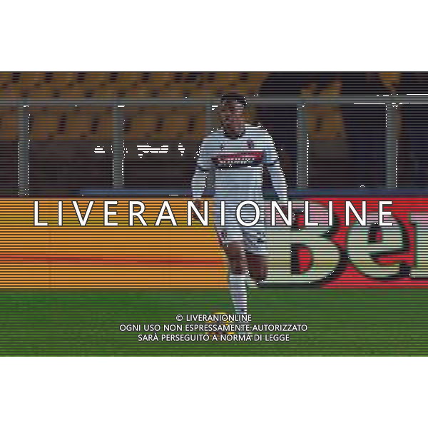TVEM February 09, 2025 Lecce, Italy - US Lecce vs Bologna FC - Italian soccer serie A 2024/25 - Via Del Mare Stadium. In the pic: Jhon Lucumi of Bologna FC foto emmanuele mastrodonato-ag aldo liveraani sas