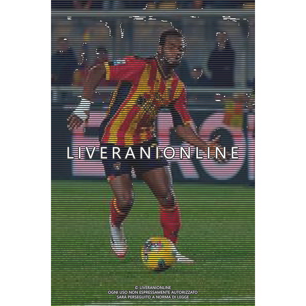 TVEM February 09, 2025 Lecce, Italy - US Lecce vs Bologna FC - Italian soccer serie A 2024/25 - Via Del Mare Stadium. In the pic: Lassana Coulibaly of US Lecce foto emmanuele mastrodonato-ag aldo liveraani sas