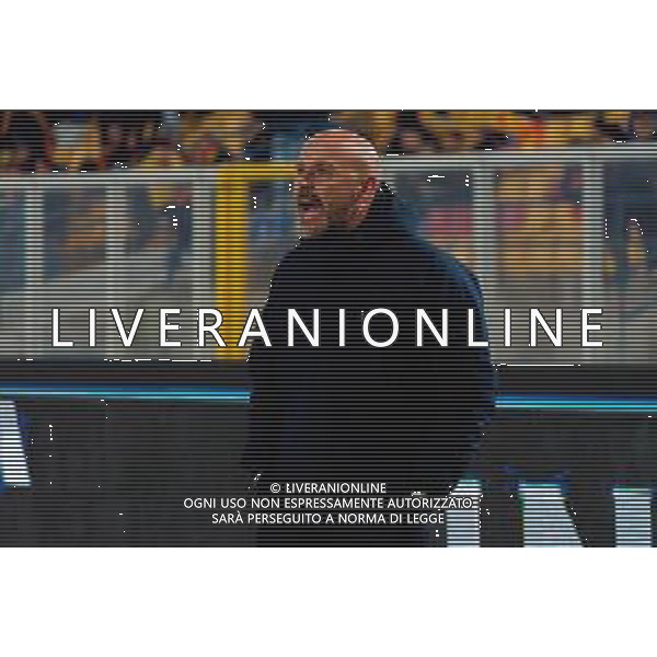 TVEM February 09, 2025 Lecce, Italy - US Lecce vs Bologna FC - Italian soccer serie A 2024/25 - Via Del Mare Stadium. In the pic: coach Vincenzo Italiano of Bologna FC foto emmanuele mastrodonato-ag aldo liveraani sas
