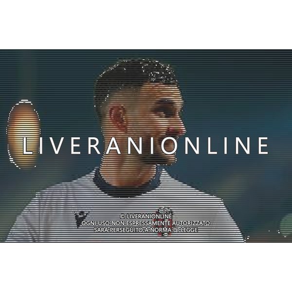 TVEM February 09, 2025 Lecce, Italy - US Lecce vs Bologna FC - Italian soccer serie A 2024/25 - Via Del Mare Stadium. In the pic: Charalampos Lykogiannis of Bologna FC foto emmanuele mastrodonato-ag aldo liveraani sas