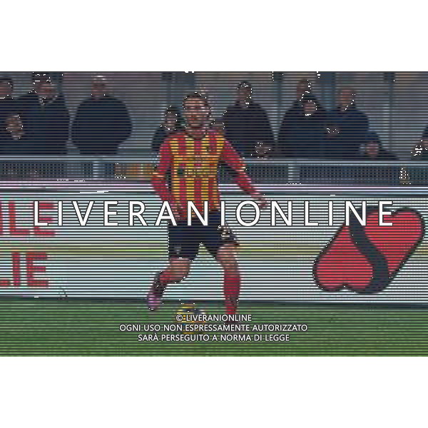 TVEM February 09, 2025 Lecce, Italy - US Lecce vs Bologna FC - Italian soccer serie A 2024/25 - Via Del Mare Stadium. In the pic: Antonino Gallo of US Lecce foto emmanuele mastrodonato-ag aldo liveraani sas
