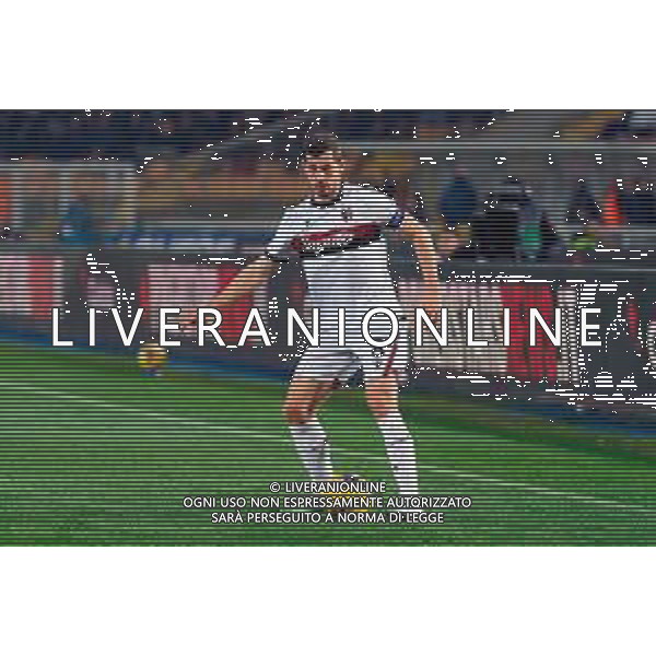 TVEM February 09, 2025 Lecce, Italy - US Lecce vs Bologna FC - Italian soccer serie A 2024/25 - Via Del Mare Stadium. In the pic: Remo Freuler of Bologna FC foto emmanuele mastrodonato-ag aldo liveraani sas