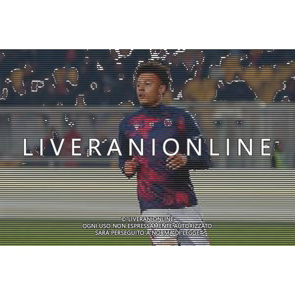 TVEM February 09, 2025 Lecce, Italy - US Lecce vs Bologna FC - Italian soccer serie A 2024/25 - Via Del Mare Stadium. In the pic: Dan Ndoye of Bologna FC foto emmanuele mastrodonato-ag aldo liveraani sas
