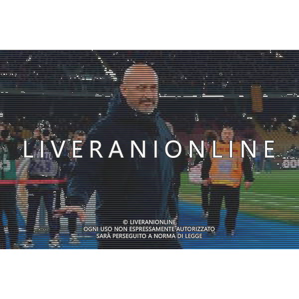 TVEM February 09, 2025 Lecce, Italy - US Lecce vs Bologna FC - Italian soccer serie A 2024/25 - Via Del Mare Stadium. In the pic: coach Vincenzo Italiano of Bologna FC foto emmanuele mastrodonato-ag aldo liveraani sas