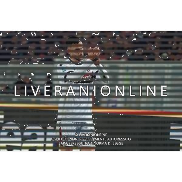 TVEM February 09, 2025 Lecce, Italy - US Lecce vs Bologna FC - Italian soccer serie A 2024/25 - Via Del Mare Stadium. In the pic: Charalampos Lykogiannis of Bologna FC foto emmanuele mastrodonato-ag aldo liveraani sas