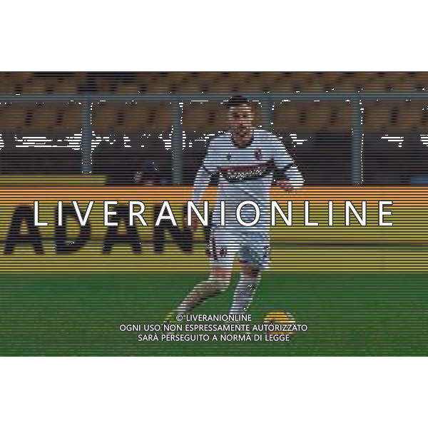 TVEM February 09, 2025 Lecce, Italy - US Lecce vs Bologna FC - Italian soccer serie A 2024/25 - Via Del Mare Stadium. In the pic: Charalampos Lykogiannis of Bologna FC foto emmanuele mastrodonato-ag aldo liveraani sas