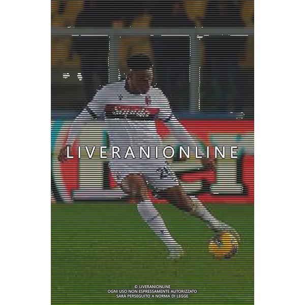 TVEM February 09, 2025 Lecce, Italy - US Lecce vs Bologna FC - Italian soccer serie A 2024/25 - Via Del Mare Stadium. In the pic: Jhon Lucumi of Bologna FC foto emmanuele mastrodonato-ag aldo liveraani sas