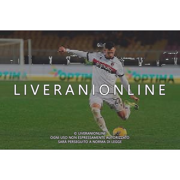 TVEM February 09, 2025 Lecce, Italy - US Lecce vs Bologna FC - Italian soccer serie A 2024/25 - Via Del Mare Stadium. In the pic: Charalampos Lykogiannis of Bologna FC foto emmanuele mastrodonato-ag aldo liveraani sas