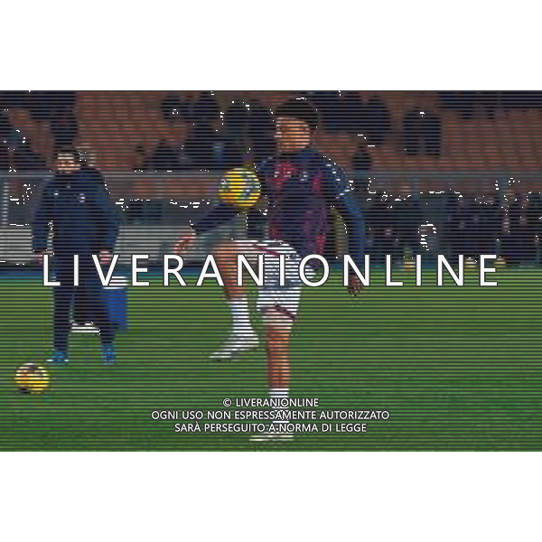 TVEM February 09, 2025 Lecce, Italy - US Lecce vs Bologna FC - Italian soccer serie A 2024/25 - Via Del Mare Stadium. In the pic: Dan Ndoye of Bologna FC foto emmanuele mastrodonato-ag aldo liveraani sas