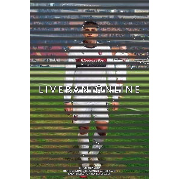 TVEM February 09, 2025 Lecce, Italy - US Lecce vs Bologna FC - Italian soccer serie A 2024/25 - Via Del Mare Stadium. In the pic: Santiago Castro of Bologna FC foto emmanuele mastrodonato-ag aldo liveraani sas