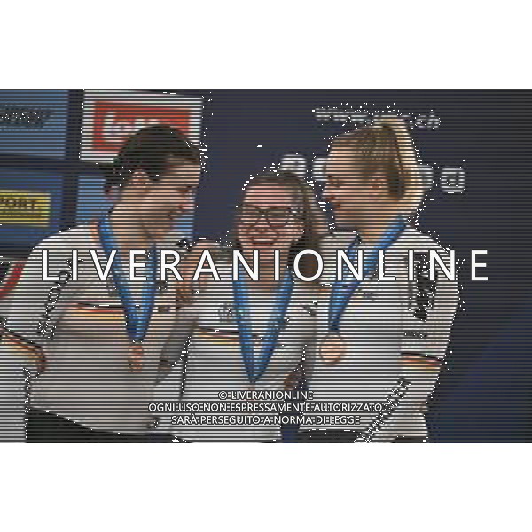 12-02-2025 European Championships Elite Women Track; Giornata 01; 2025, Germany; Friedrich, Lea Sophie; Grabosch, Pauline Sophie; Schneider, Clara; Zolder, Velodromo;