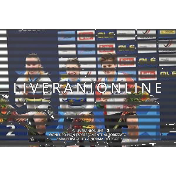 12-02-2025 European Championships Elite Women Track; Giornata 01; 2025 Italia; 2025, Olanda; 2025, Portogallo; Fidanza, Martina; Wiebes, Lorena; Martins, Maria; Zolder, Velodromo;