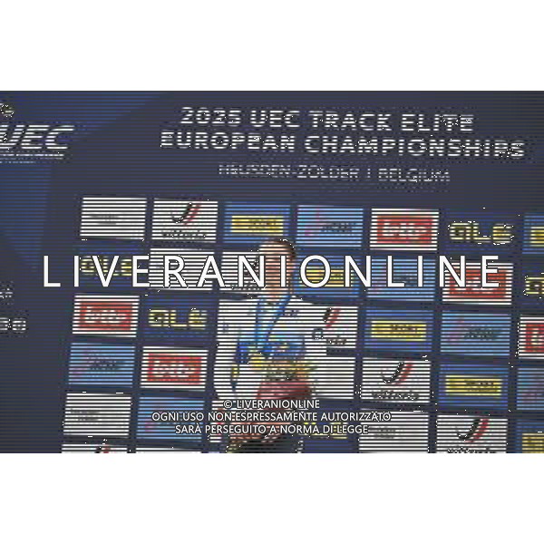 12-02-2025 European Championships Elite Women Track; Giornata 01; 2025 Italia; Fidanza, Martina; Zolder, Velodromo;
