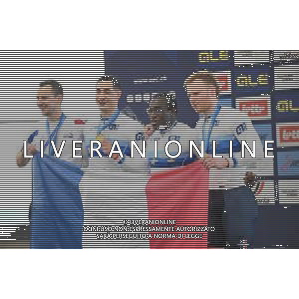 12-02-2025 European Championships Elite Track; Giornata 01; 2025, France; Vigier, Sebastien; Gillion, Timmy; Helal, Rayan; Zolder Velodromo;