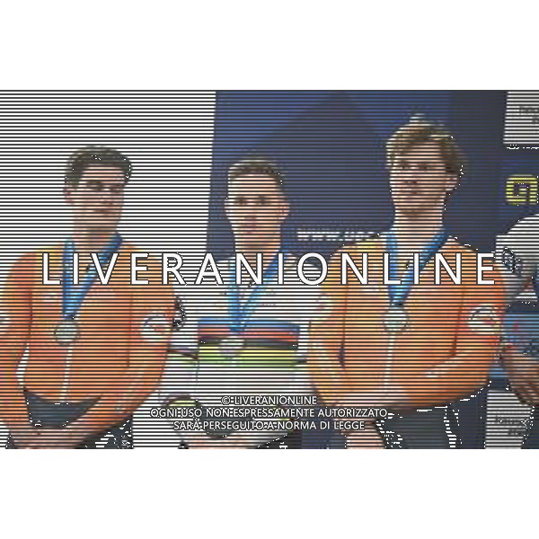 12-02-2025 European Championships Elite Track; Giornata 01; 2025, Olanda; Lavreysen, Harrie; Leneman, Loris; Van Loon, Tijmen; Zolder Velodromo;