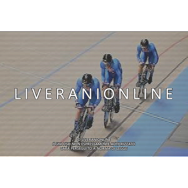 12-02-2025 European Championships Elite Track; Giornata 01; 2025, Repubblica Ceca; Tamme, Matej; Peterka, David; Topinka, Dominik; Zolder Velodromo;
