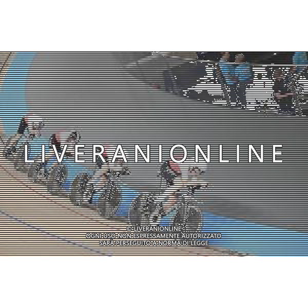 13-02-2025 European Championships Elite Track; Giornata 02; 2024, Svizzera; Bogli, Noah; Poot, Mats; Tappeiner, Pascal; Vogel, Alex; Zolder Velodromo; ©SIROTTI - AGENZIA ALDO LIVERANI SAS