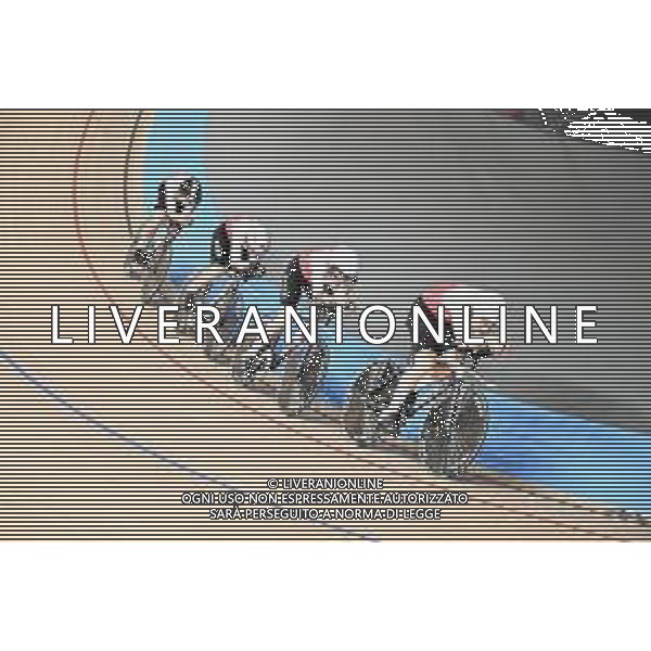 13-02-2025 European Championships Elite Track; Giornata 02; 2024, Svizzera; Bogli, Noah; Poot, Mats; Tappeiner, Pascal; Vogel, Alex; Zolder Velodromo; ©SIROTTI - AGENZIA ALDO LIVERANI SAS