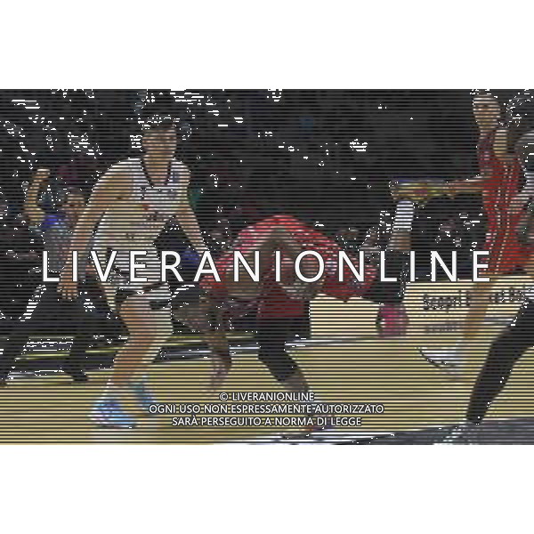 Torino 13.02.2025 Inalpi Arena ©Manuela Viganti/Agenzia Aldo Liverani Final Eight Coppa Italia Basket 2025 Quarti di Finale Trapani Shark vs Pallacanestro Trieste Nella foto: jeff brooks